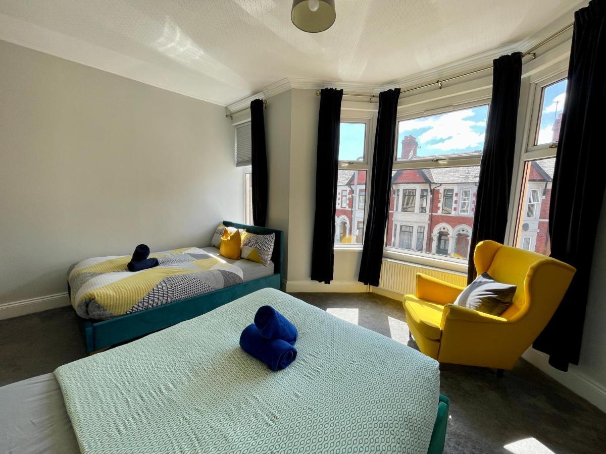 Edwardian City Centre House For Big Groups, Offroad Parking & Hot Tub! Cardiff Esterno foto