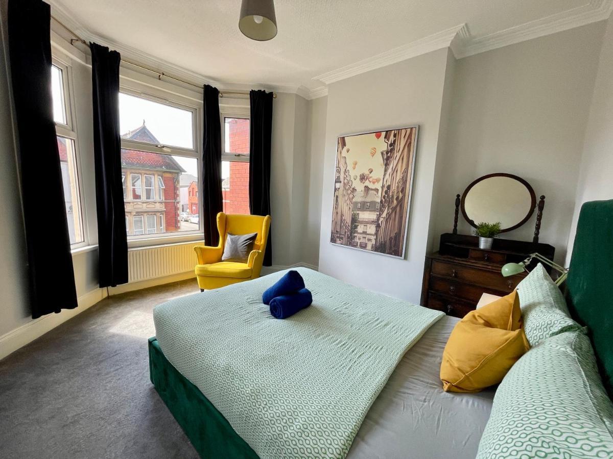 Edwardian City Centre House For Big Groups, Offroad Parking & Hot Tub! Cardiff Esterno foto